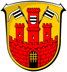 Das Wappen der Stadt Büdingen