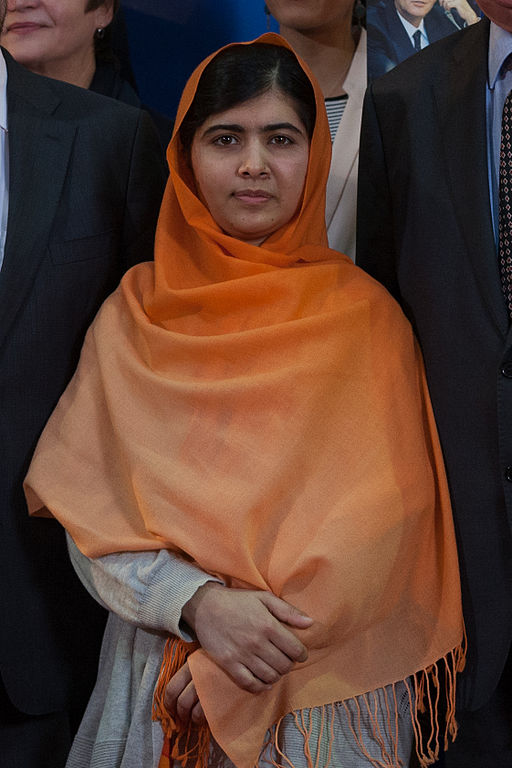 Auf dem Bild ist Malala Yousafzai zu sehen