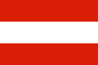 Auf dem Bild sieht man die Flagge von Österreich