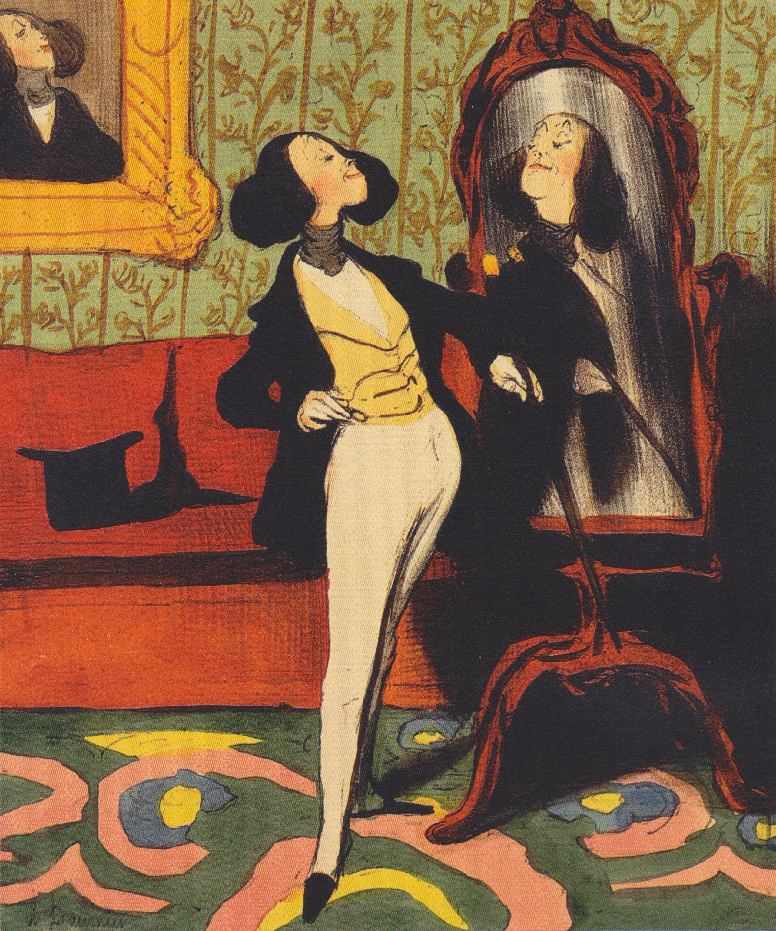 Auf dem Bild ist der Künstler Honoré Daumier zu sehen
