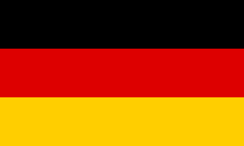 Auf dem Bild ist die Flagge von Deutschland zu sehen
