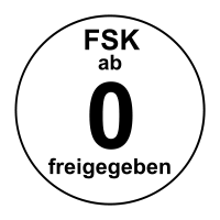 Auf dem Bild ist das FSK-Zeichen ab 0 Jahren zu sehen