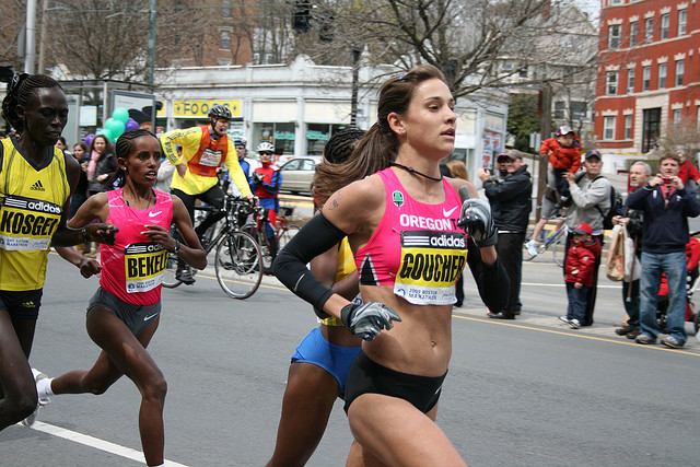 Auf dem Bild sind Marathon Läufer